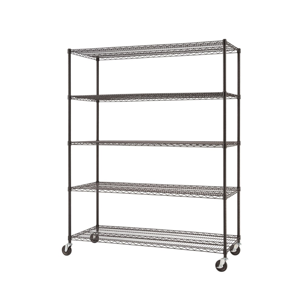 TRINITY 5 Tier Wire Shelving Rack 60\