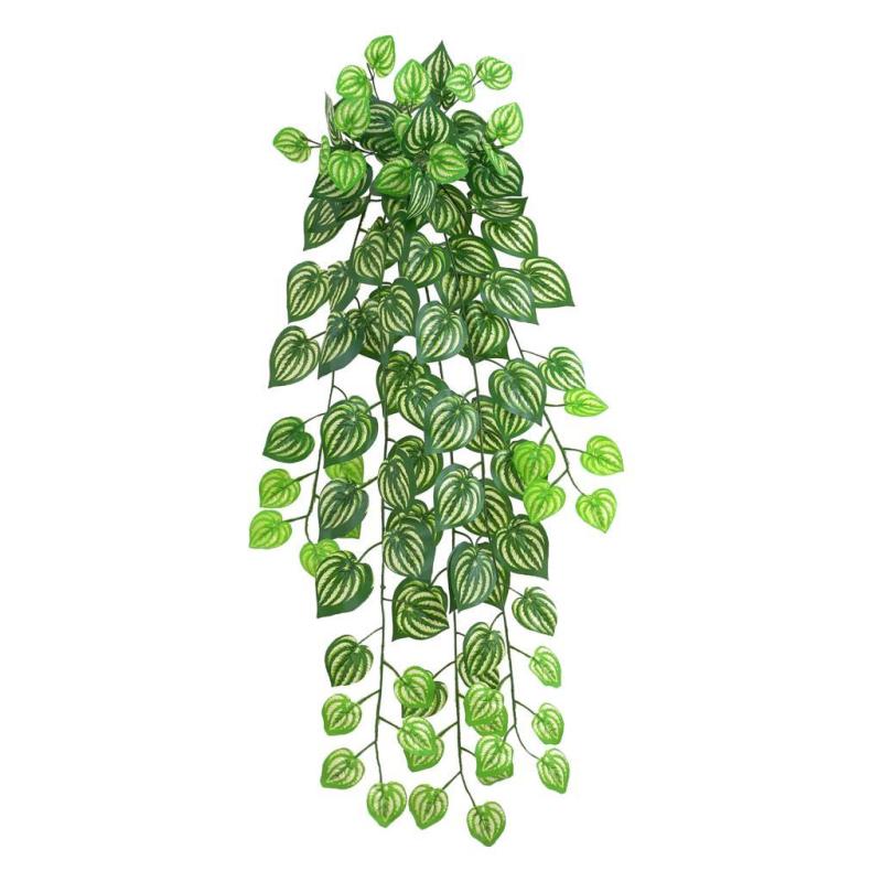 Artificial Ivy Leaf Vine Plant Garden Office Patio Wedding Bar - watermelon leaves