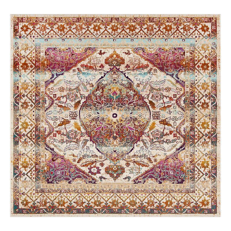 Safavieh Baldwin Calliope Framed Floral Rug