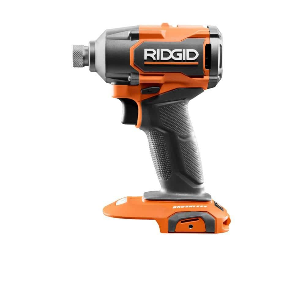 RIDGID 18V Brushless Cordless 1/4 in. 3-Speed Impact Driver with 18V Lithium-Ion 4.0 Ah Battery R862311B-AC87004