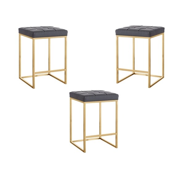 Pipe Gold Counter Stool (Set of 3) - 26