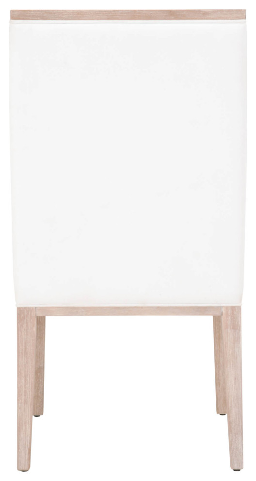 Martin Wing Chair  Set of 2 LiveSmart Peyton Pearl  Natural Gray   Farmhouse   Dining Chairs   by Sideboards and Things  Houzz