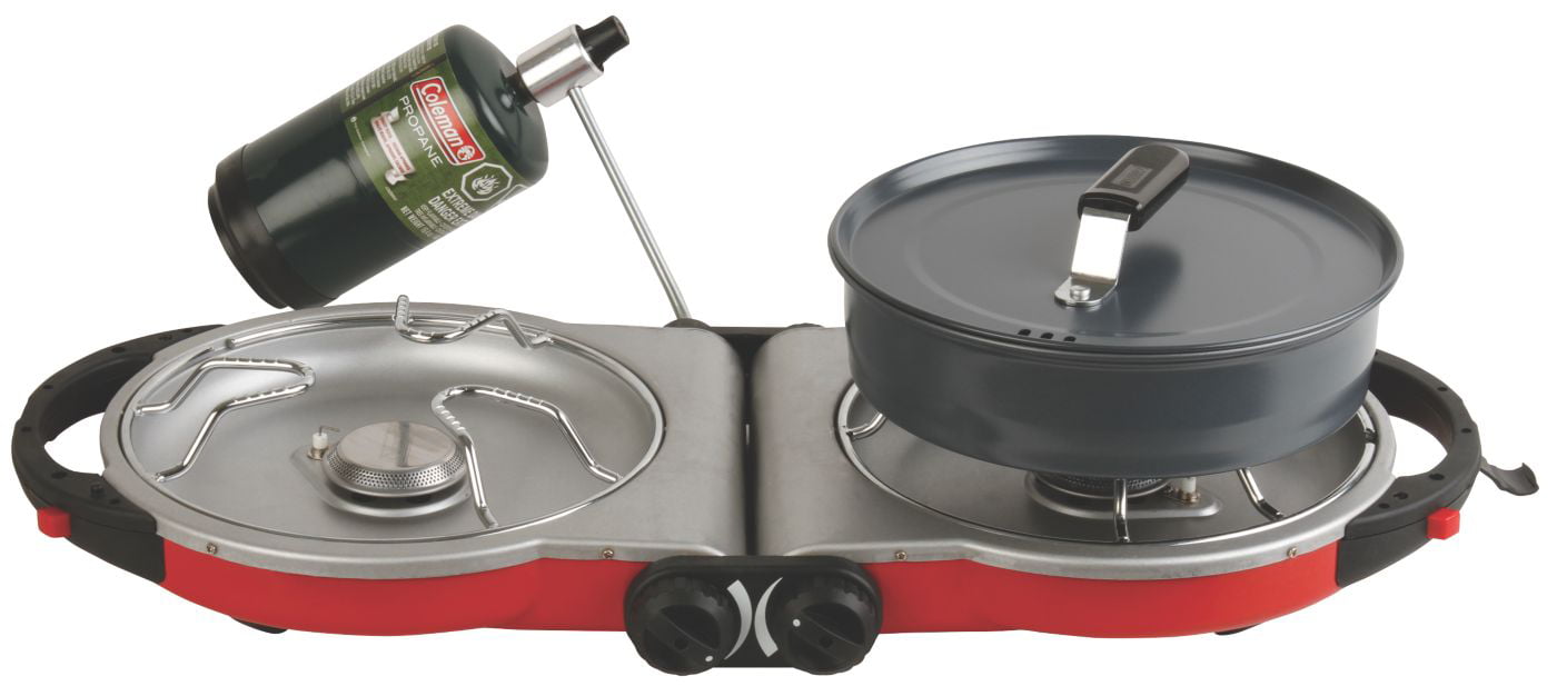 Coleman Fold N Go 2 Burner Propane Camping Stove