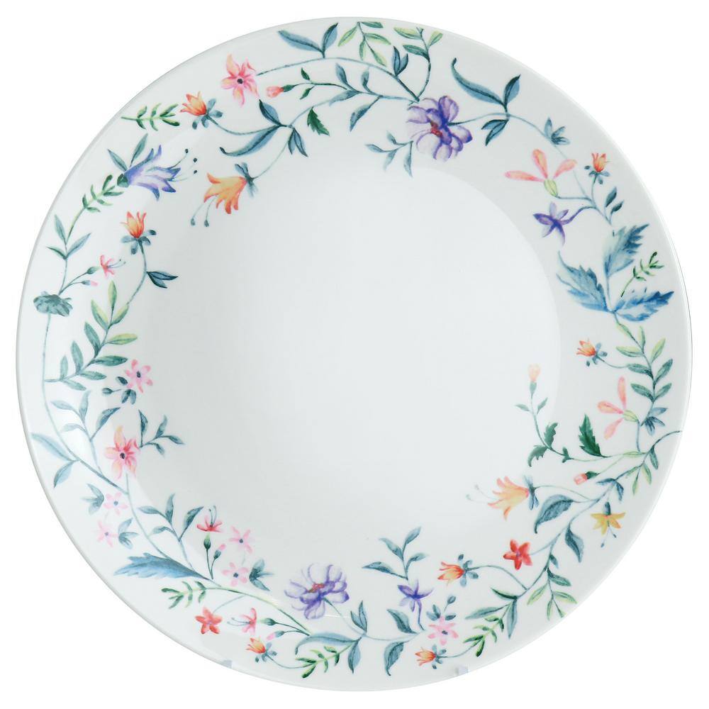 GIBSON HOME Butterfly Floral 16-Piece Fine Ceramic Dinnerware Set 985117634M