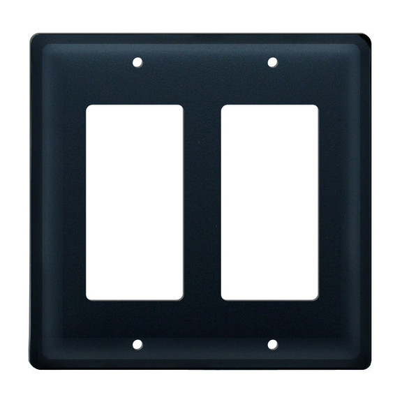 Village Wrought Iron EGG 87 Plain   Double GFI Cov...