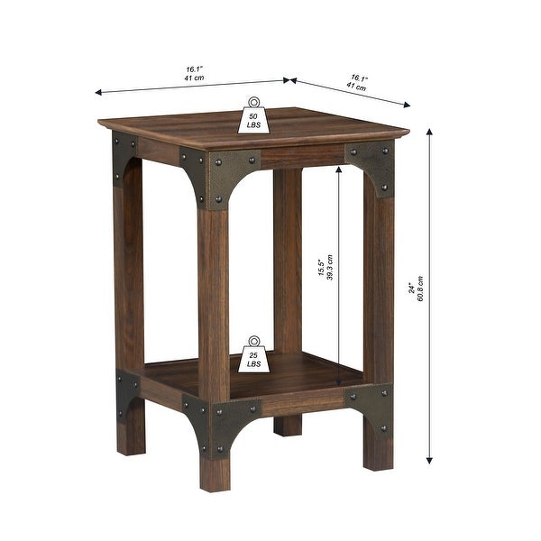 Saint Birch Hanson Walnut End Table