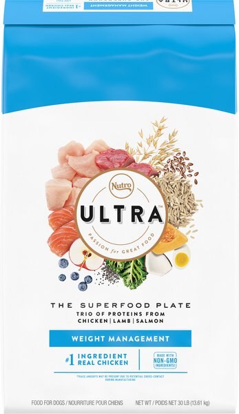 Nutro Ultra Adult Weight Management Chicken， Lamb and Salmon Recipe Dry Dog Food