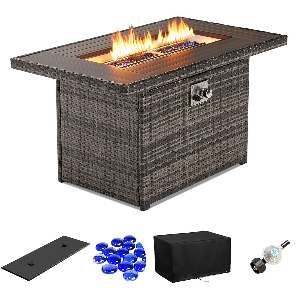 50000 BTU Outdoor Fire Pit Table 40 inch