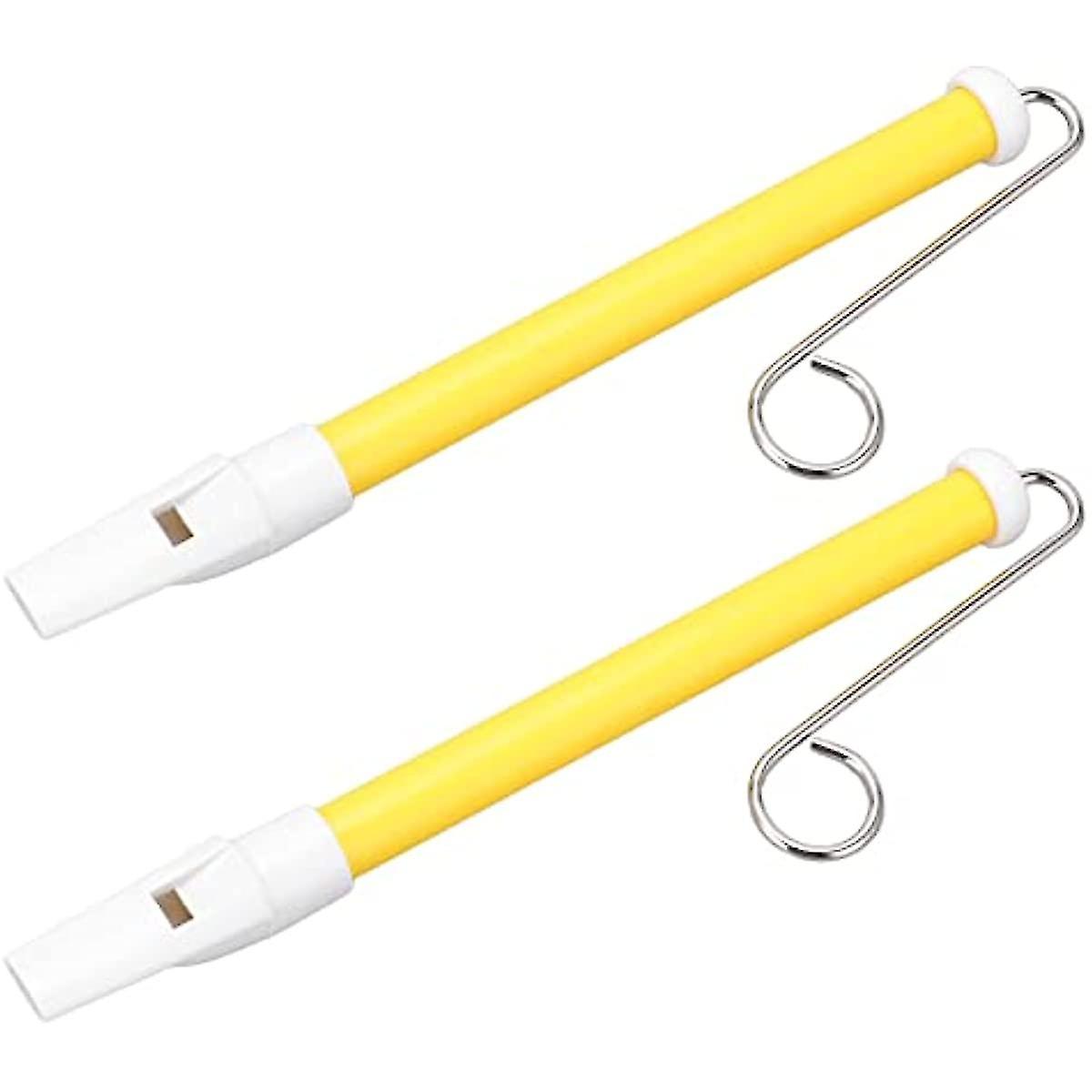 Slide Whistle Instrument  2pcs Slide Whistle Toy Metal Sliding Flute Professional Musical Instrument For Kids Beginners