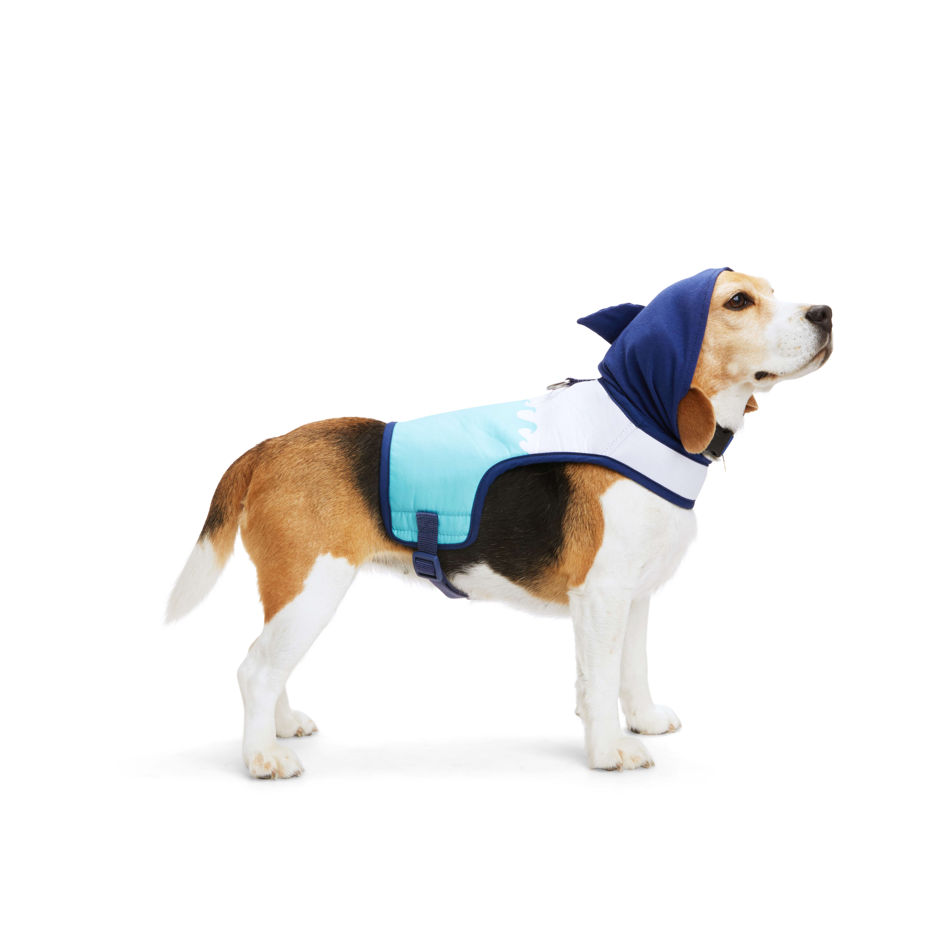 YOULY Shark Dog Hoodie Dog Harness， Small