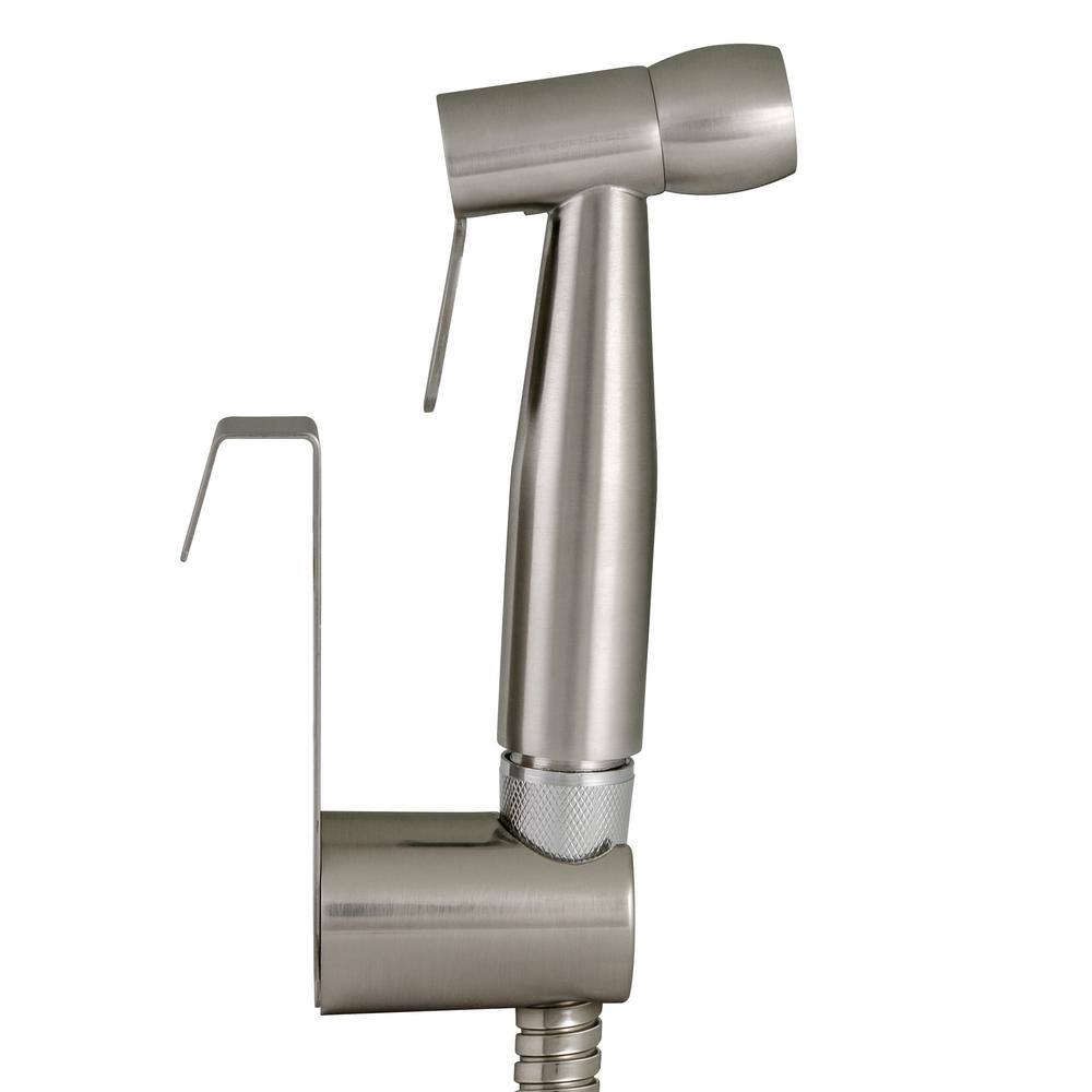 Design House Modern Single-Function Dual-Mount Handheld Non-Electric Bidet Sprayer in Stainless Steel 588913-SS