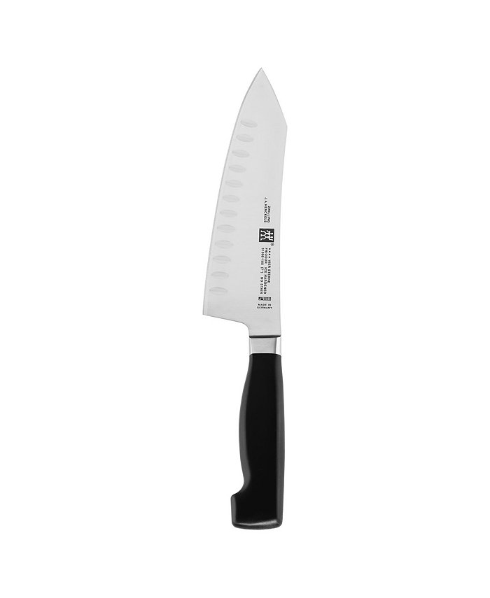 Zwilling Four Star 7 Hollow Edge Rocking Santoku Knife