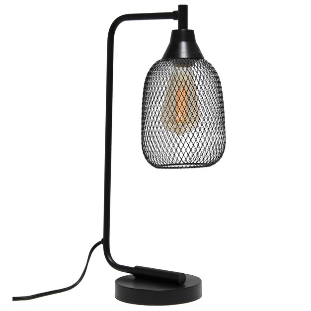 Industrial Mesh Desk Lamp Matte Lalia Home