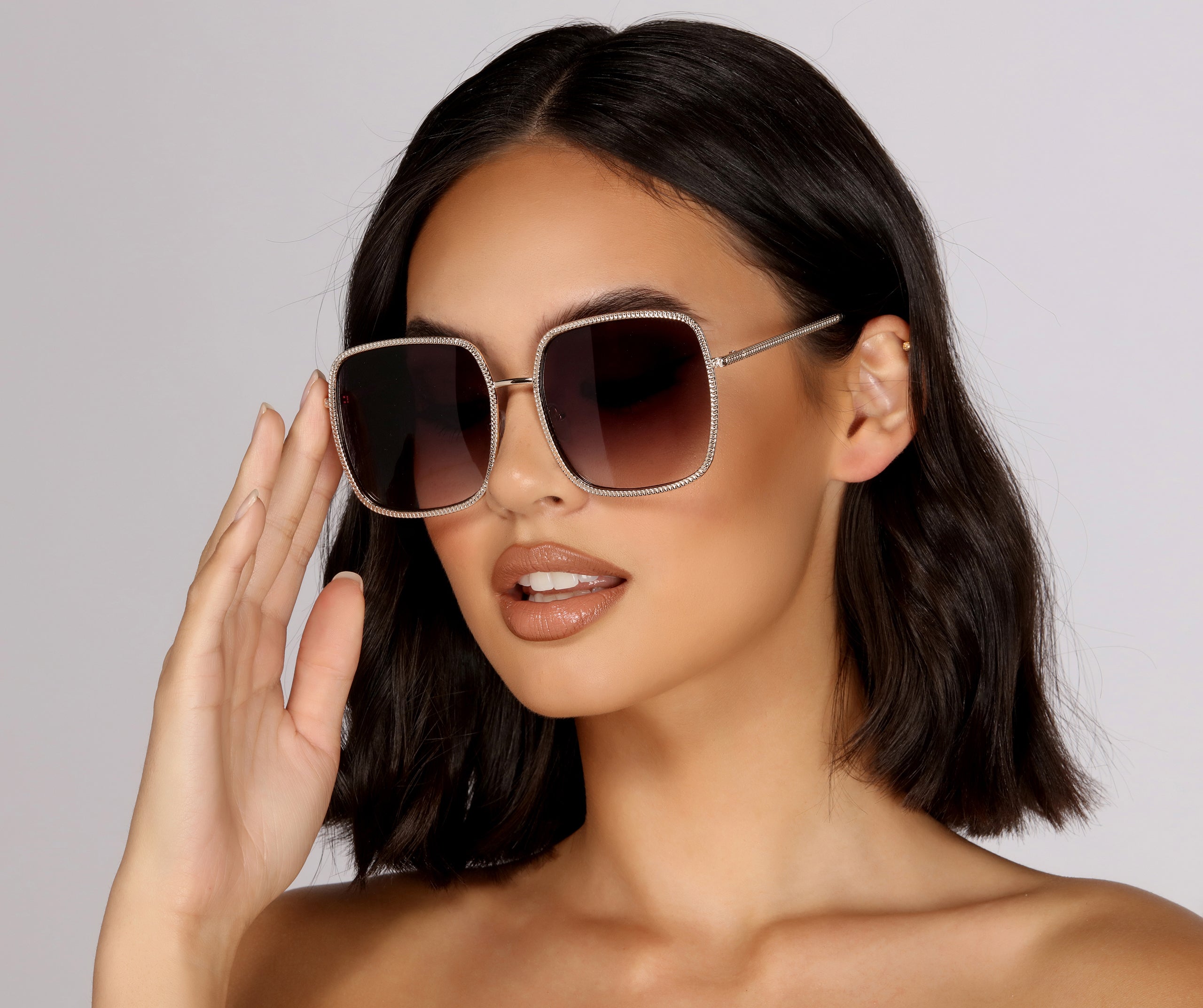 The Shade Is Real Over-sized Square Sunglasses