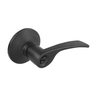 Defiant Kensington Matte Black Keyed Entry Door Handle LB4XK00B