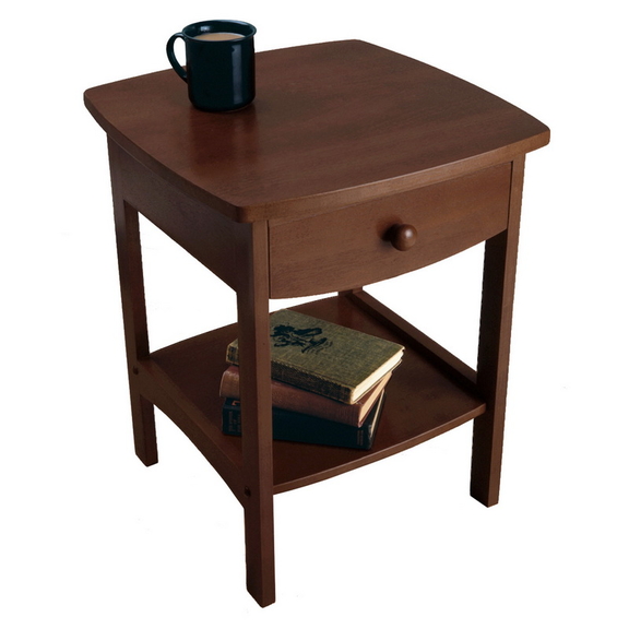 Winsome 94918 Claire Accent Table Anitque Walnut F...