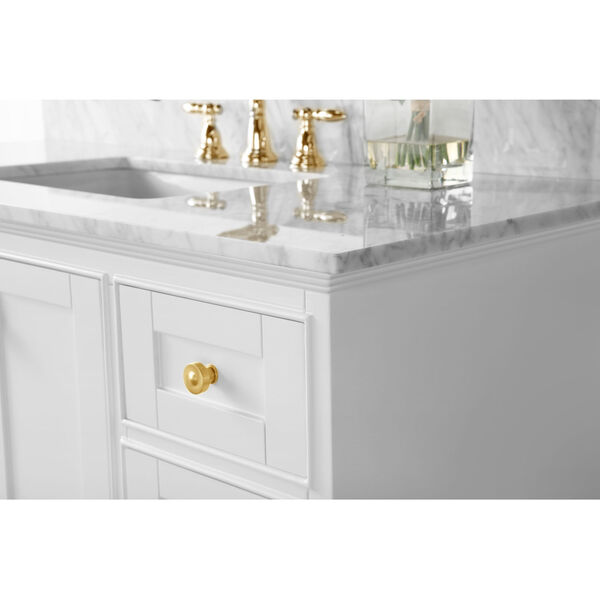 Audrey White 48-Inch Vanity Console