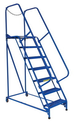 Vestil LAD MM 7 G maintenance ladder 7 step grip s...