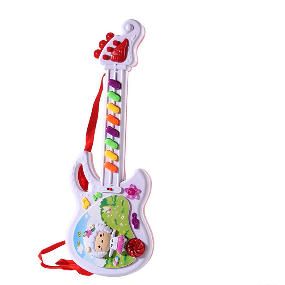 Electric Guitar Toy Musical Play For Kid Boy Girl Toddler Learning Electron Toy