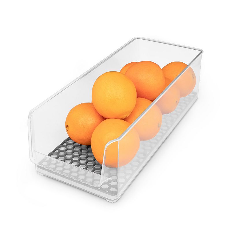 Tovolo HEXA In-Fridge Large Organizer Bin for Refrigerator Storage