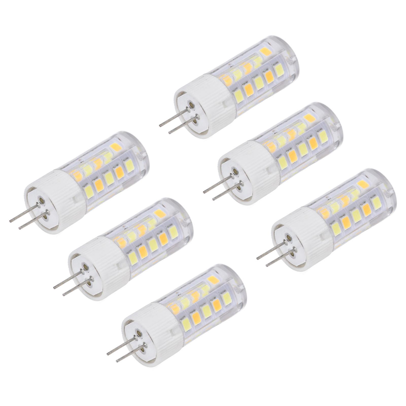 6PCS G4 Light Bulb 3 Light Color 220V Small Ceiling Lamp Bulb Wall Lamp Bulb for Home OfficeG4 3W 32LED