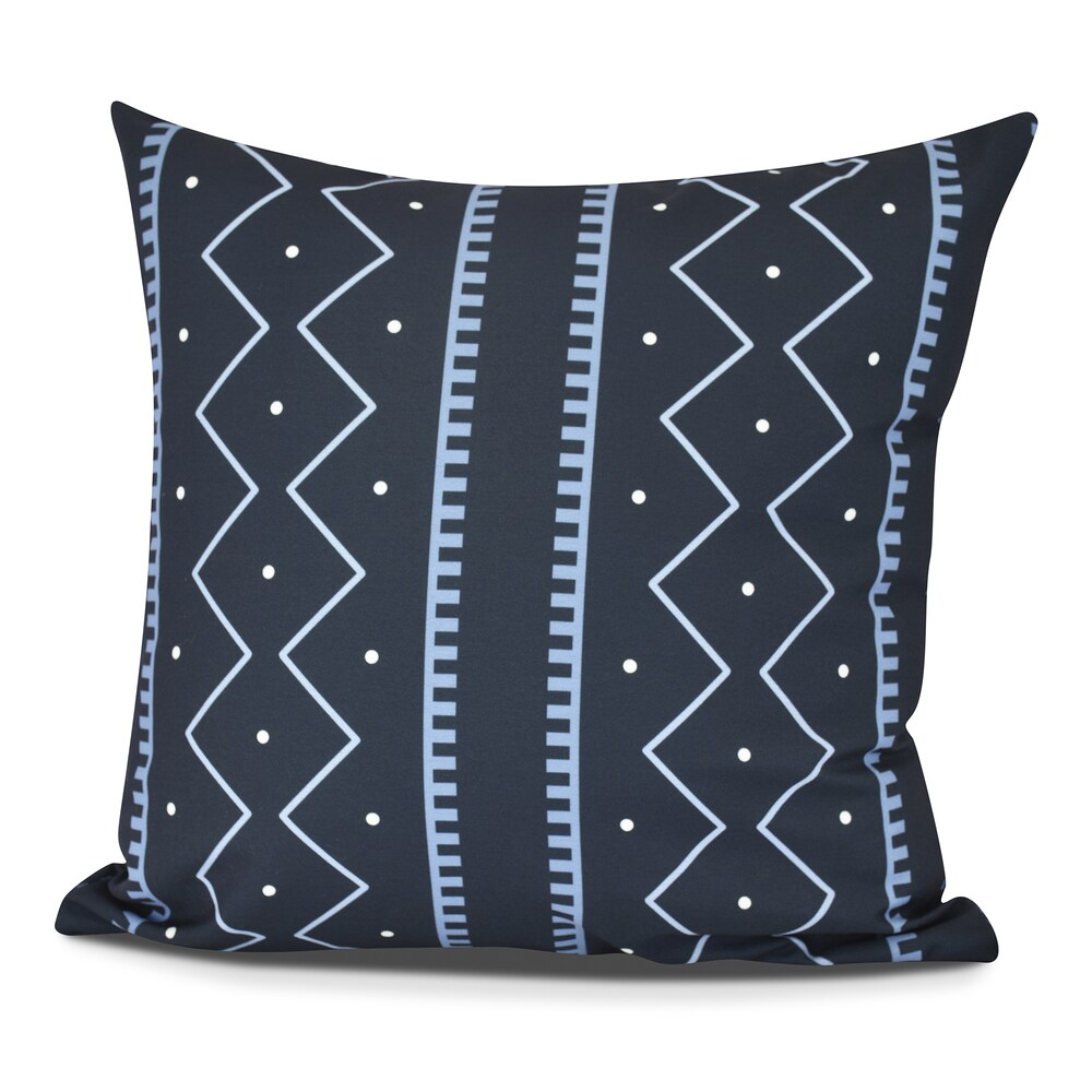 Mudcloth Geometric Print Pillow