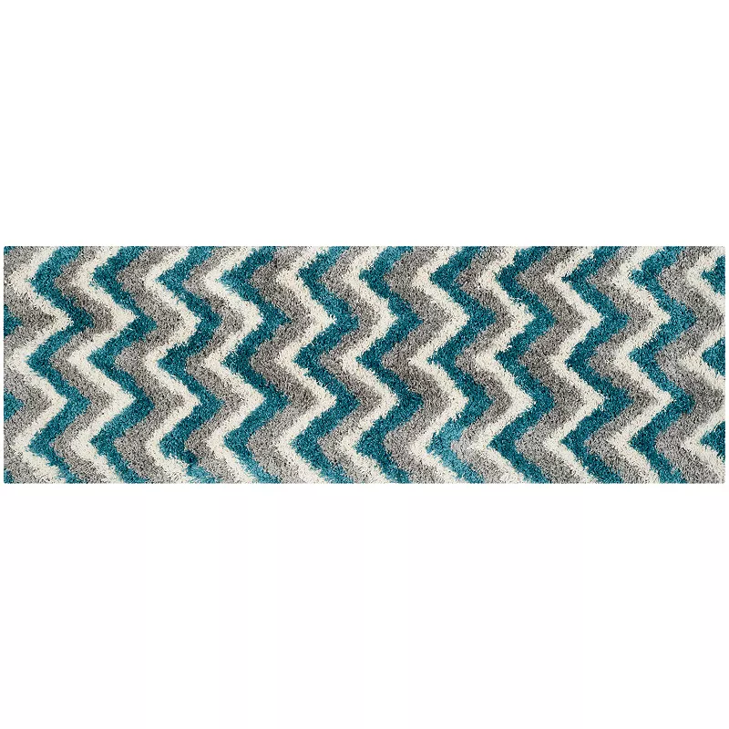 Safavieh Kids Jagged Edge Chevron Shag Rug