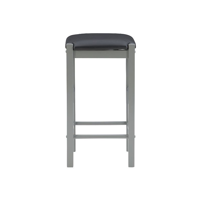 Linon Lancer Counter Stool 2-piece Set