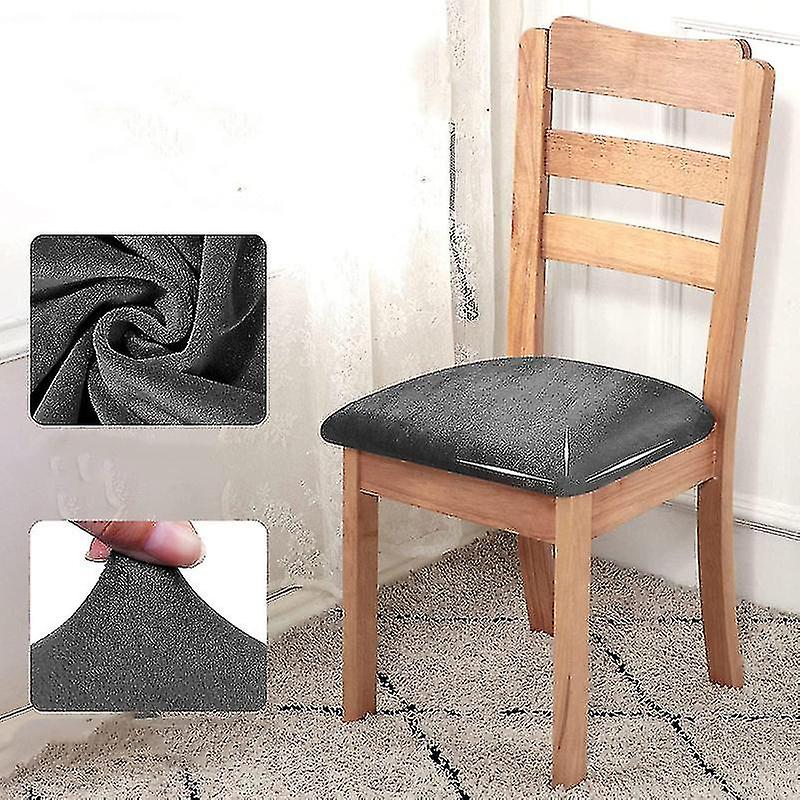 Velvet Chair Cover 14.96-20.47 Inch Dustproof Washable Seat Cover Protector (brown)