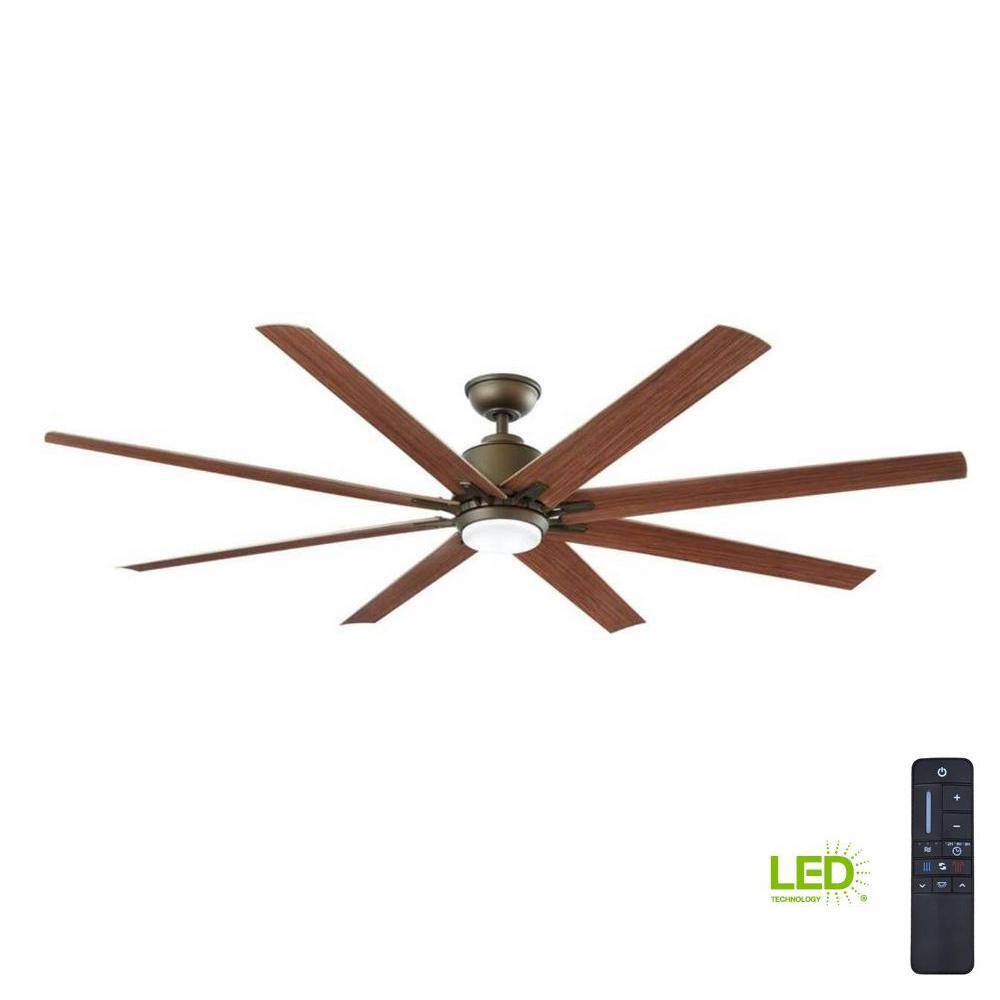 Home Decorators Collection Kensgrove 72 in. Integrated LED IndoorOutdoor Espresso Bronze Ceiling Fan with Light and Remote Control YG493E-EB