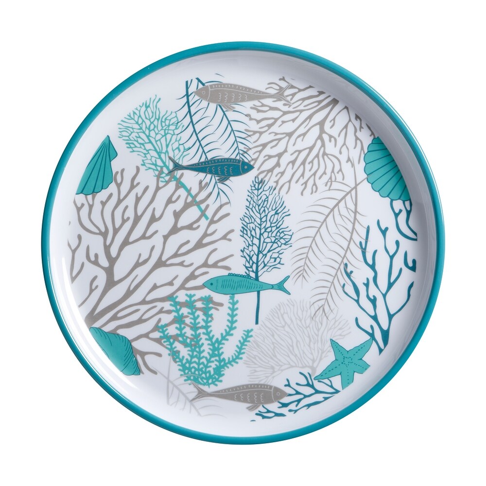 Coastal Melamine Tableware Set (Non Slip)