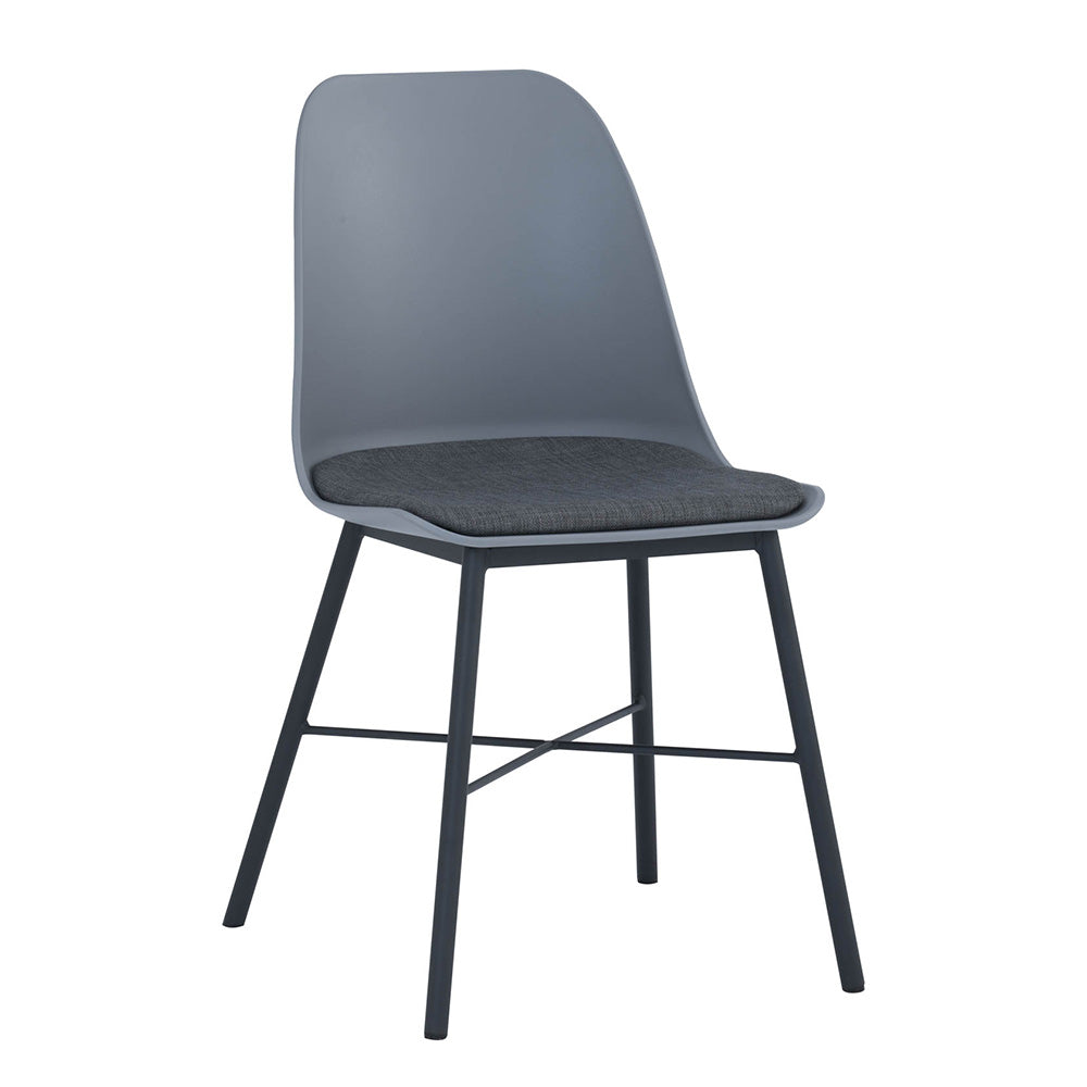 LAXMI Dining Chair - Grey & Black