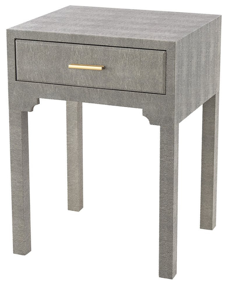 Xavier 1 Drawer Side Table   Contemporary   Side Tables And End Tables   by Virgil Stanis Design  Houzz