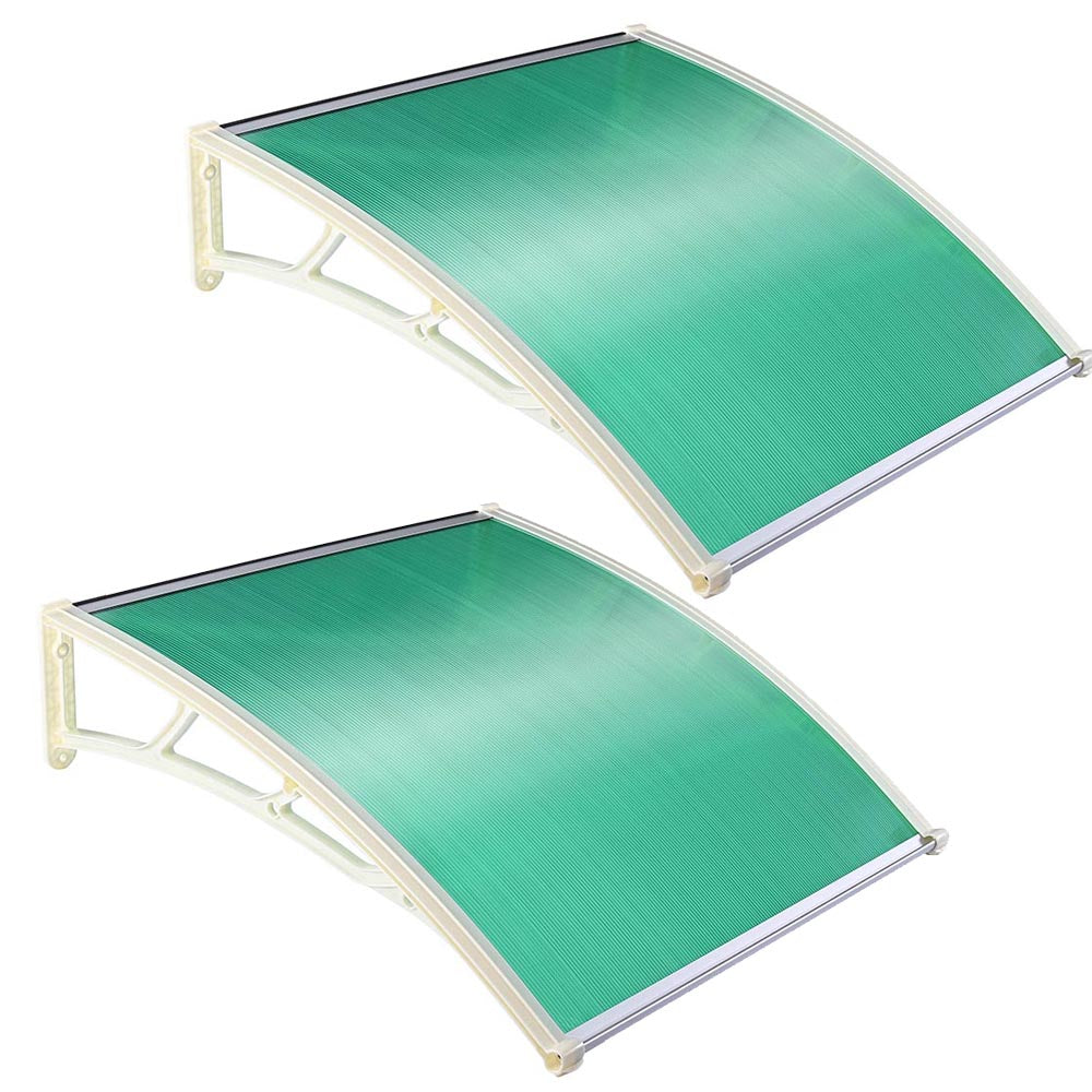 Yescom 2-Pack Door & Window Poly Awning Canopy 40