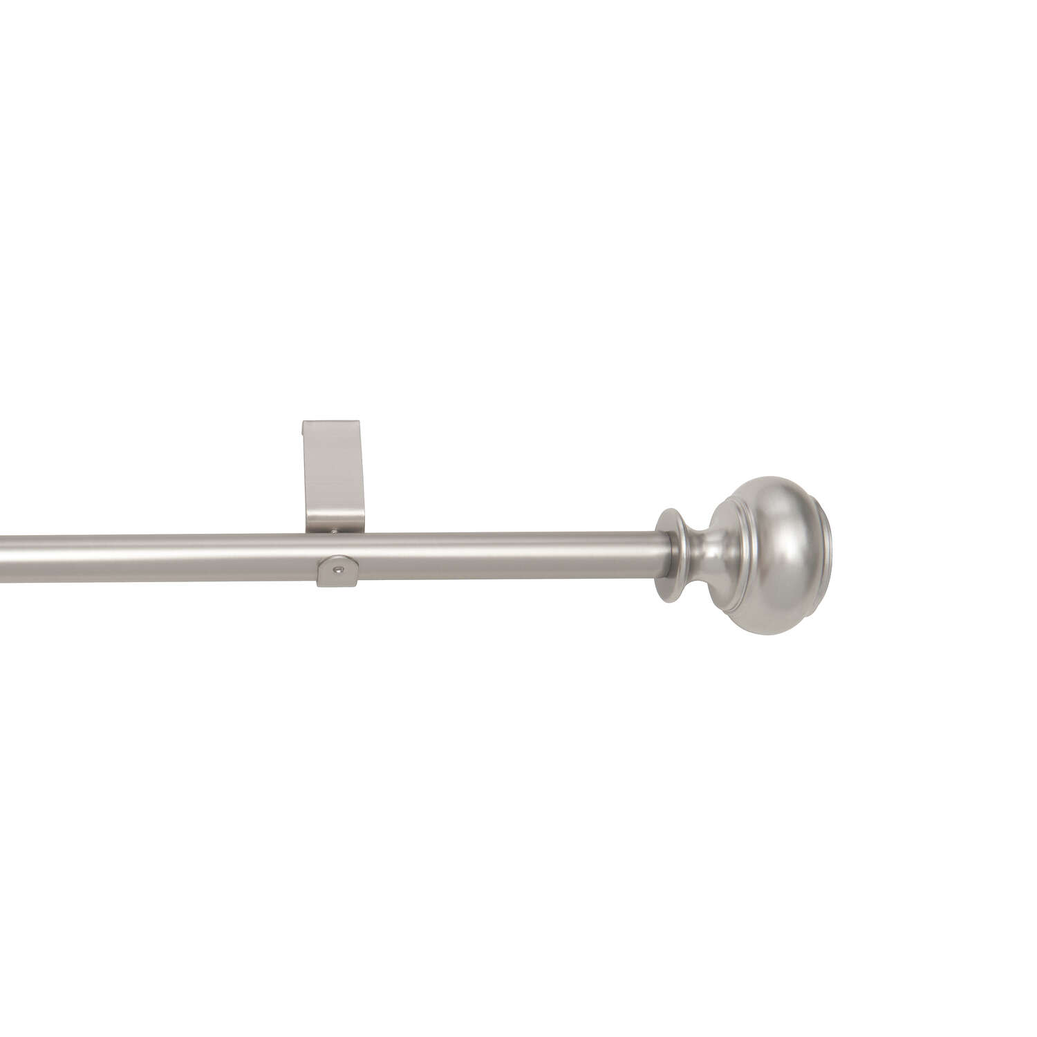 Umbra Nickel Silver Curtain Rod 48 in. L X 88 in. L