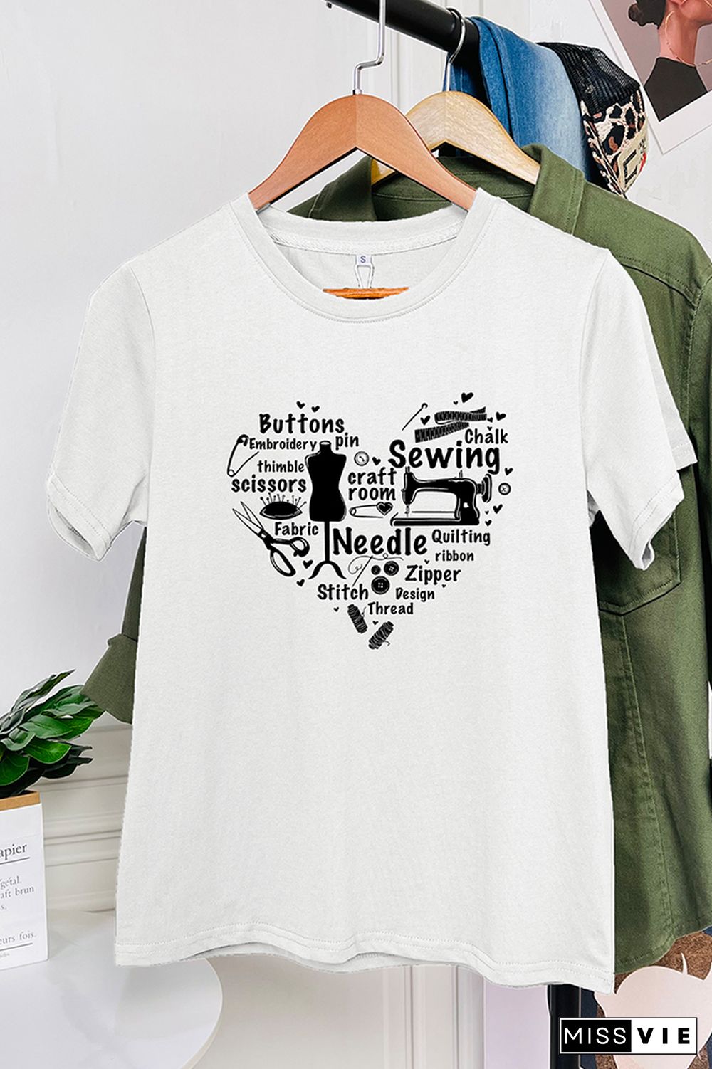 Sewing Files For Cricut Graphic T-Shirt Wholesale