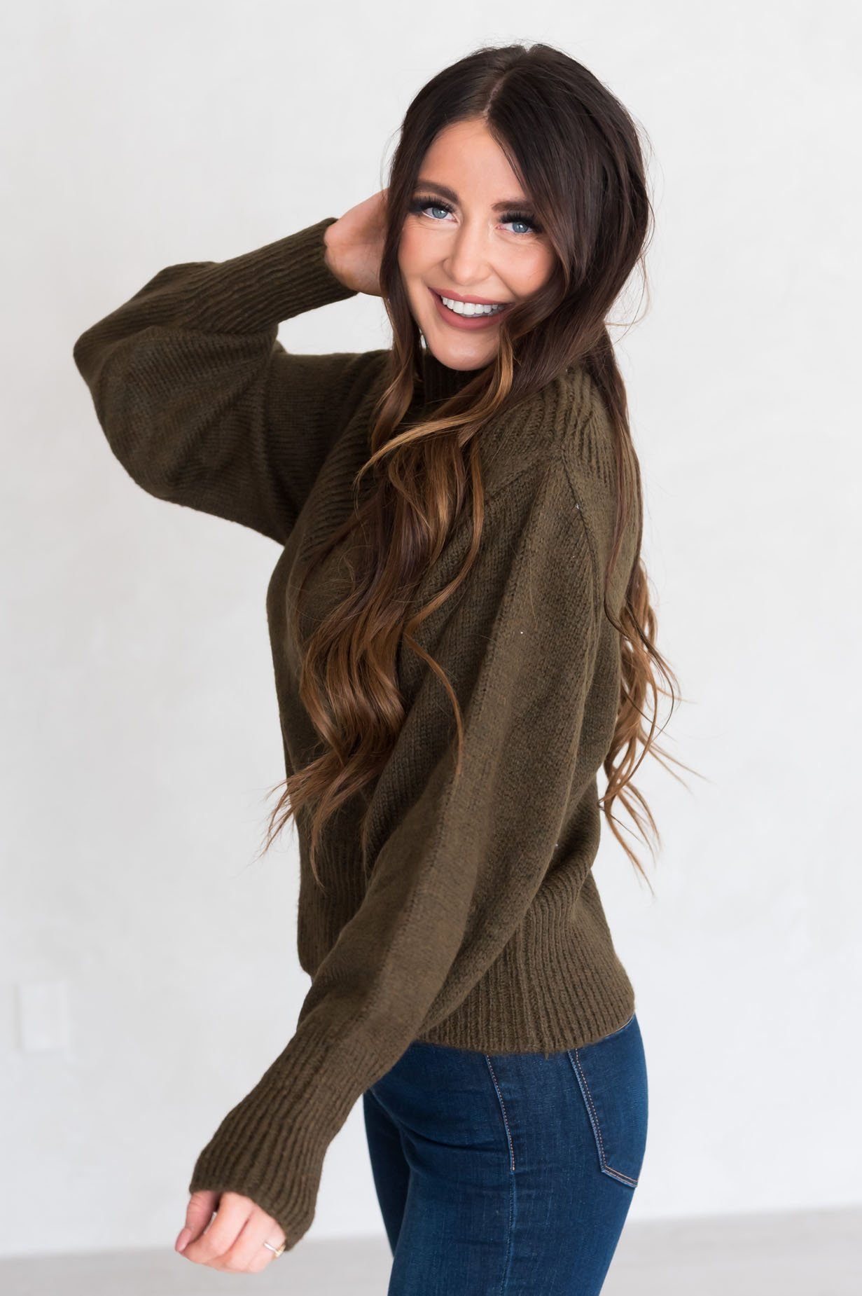 Trendy Basic Modest Turtleneck