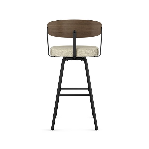 Amisco Quinton Swivel Counter and Bar Stool