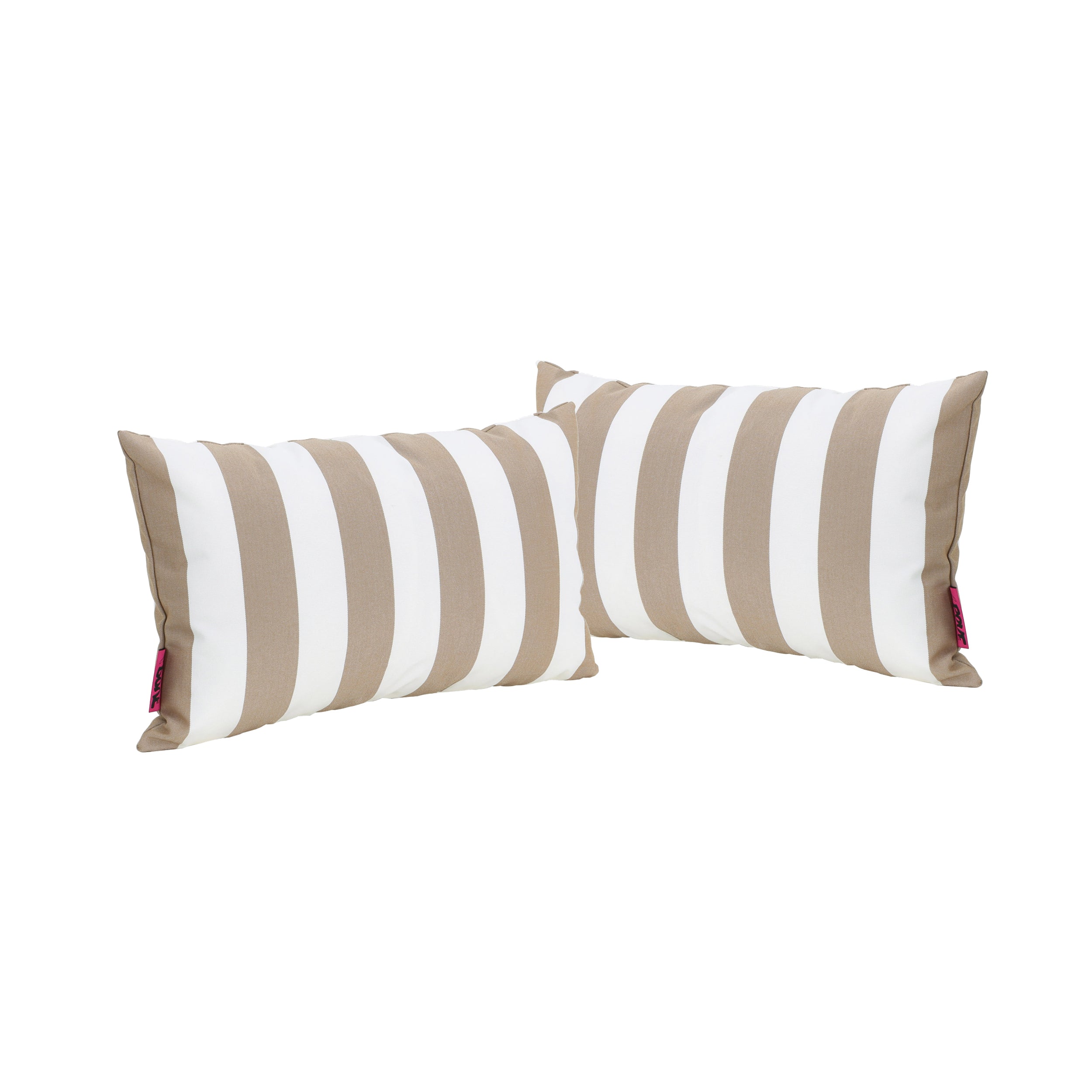 La Mesa Indoor Striped Water Resistant Rectangular Throw Pillow