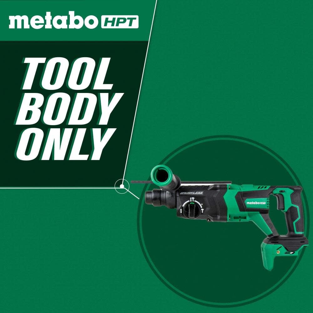 Metabo HPT 36V MultiVolt Rotary Hammer SDS Plus 1 1/8