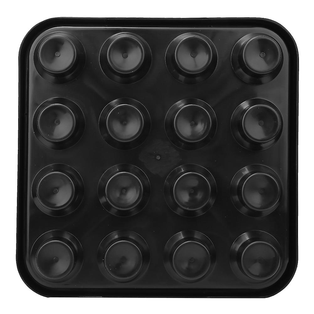 Billiard Ball Storage Tray Holds 16 Balls Pool Accessory For Billiards Parlor Black