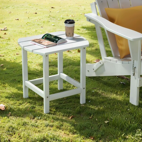 Outdoor Indoor HDPENatural Appearance and Durable End Table