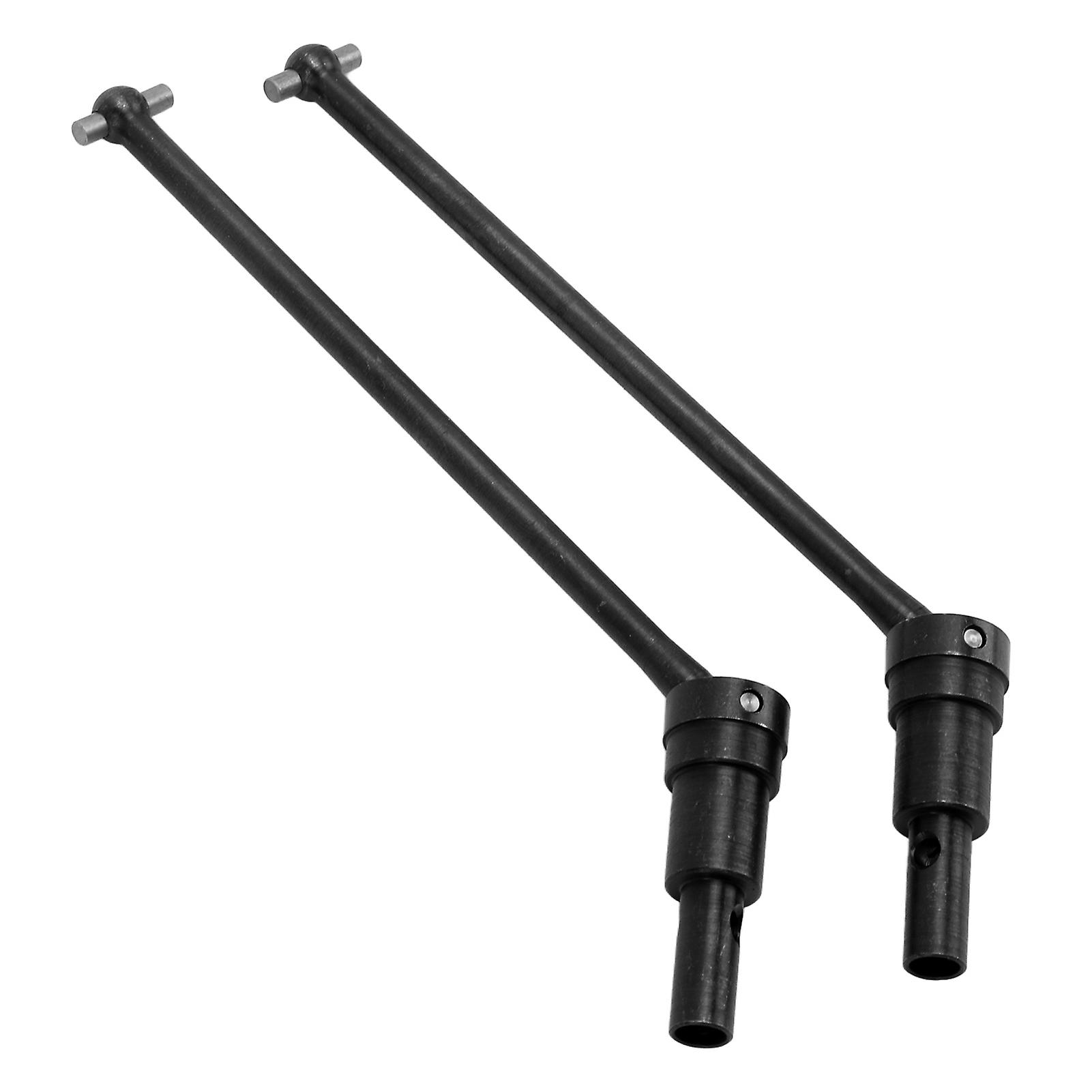 2pcs Metal Front And Rear Drive Shaft For Jlb 1/10 Rc Truck Harden Steel Universal Drive Shafts