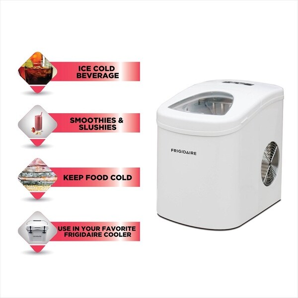 26lb. Portable Countertop Ice Maker - EFIC108 - Silver