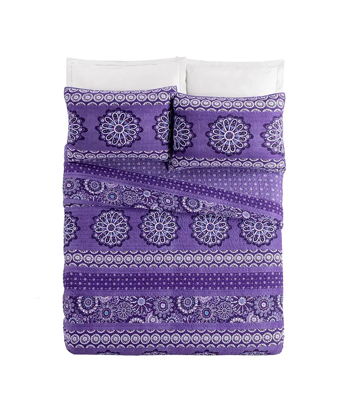 Vera Bradley Tranquil Medallion 2-Piece Quilt Set， Twin