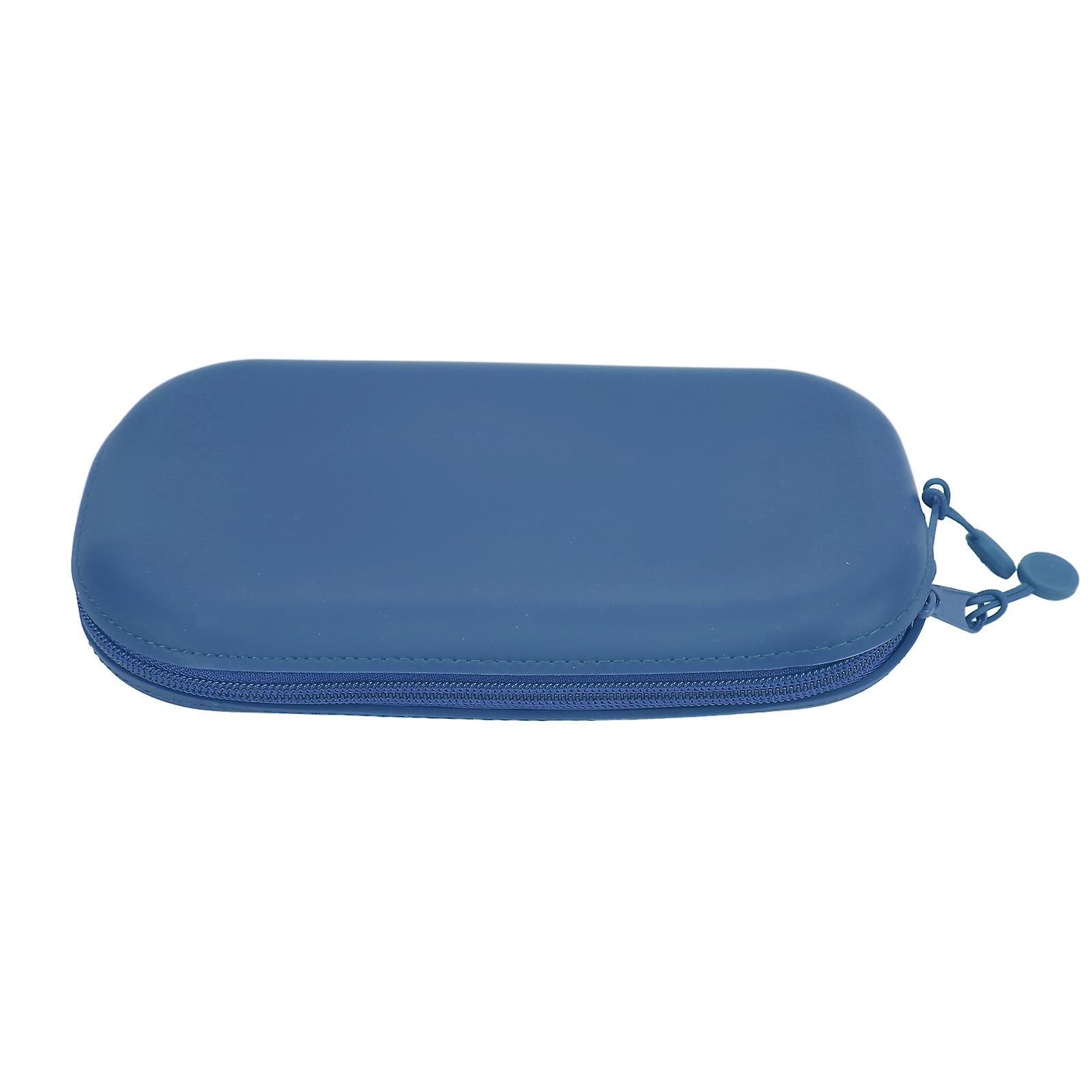 Pen Bag Easy Use Light Weight Small Size Silica Material Storage Bag For School Office Travelblue