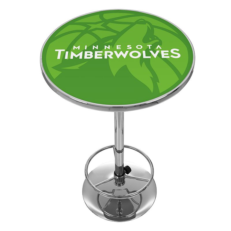 Minnesota Timberwolves Chrome Pub Table