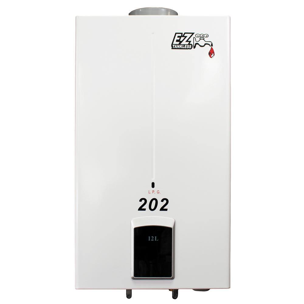 EZ Tankless 202 4.0 GPM 85000 BTU Propane Gas Portable Tankless Water Heater EZ202LPG