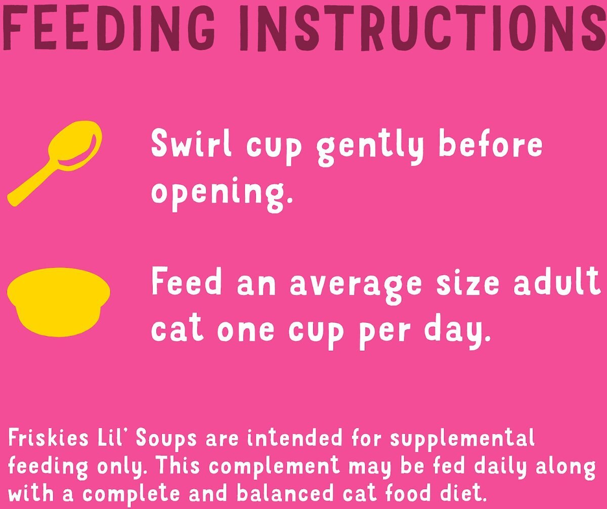 Friskies Lil' Soups with Sockeye Salmon in a Velvety Chicken Broth Cat Food Topper