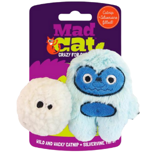 R2P Pet Mad Cat Yowlin' Yeti 2PK Catnip Cat Toy